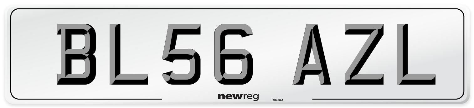 BL56 AZL Number Plate from New Reg